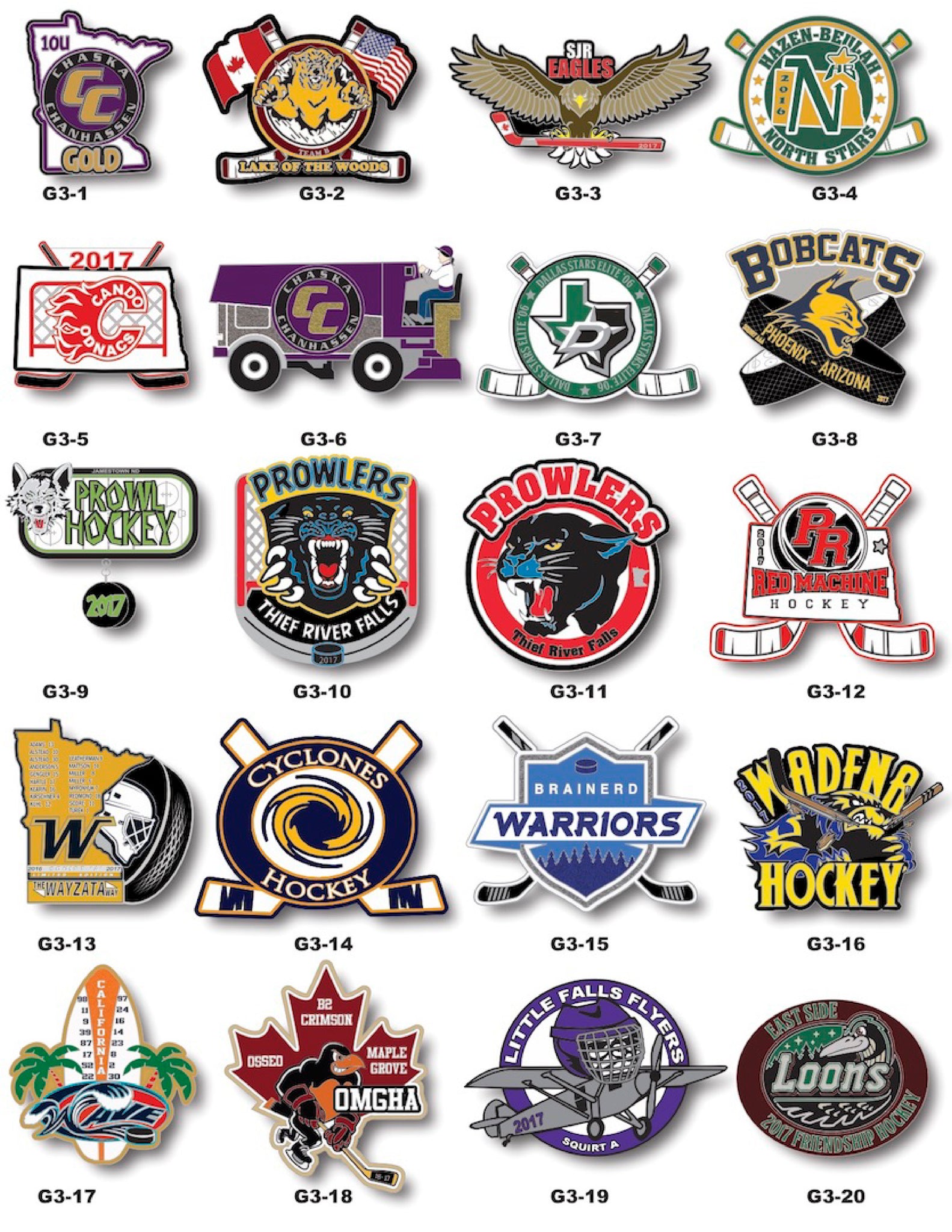 Hockey Trading Pin Gallery #3 - SteelBerry Pins