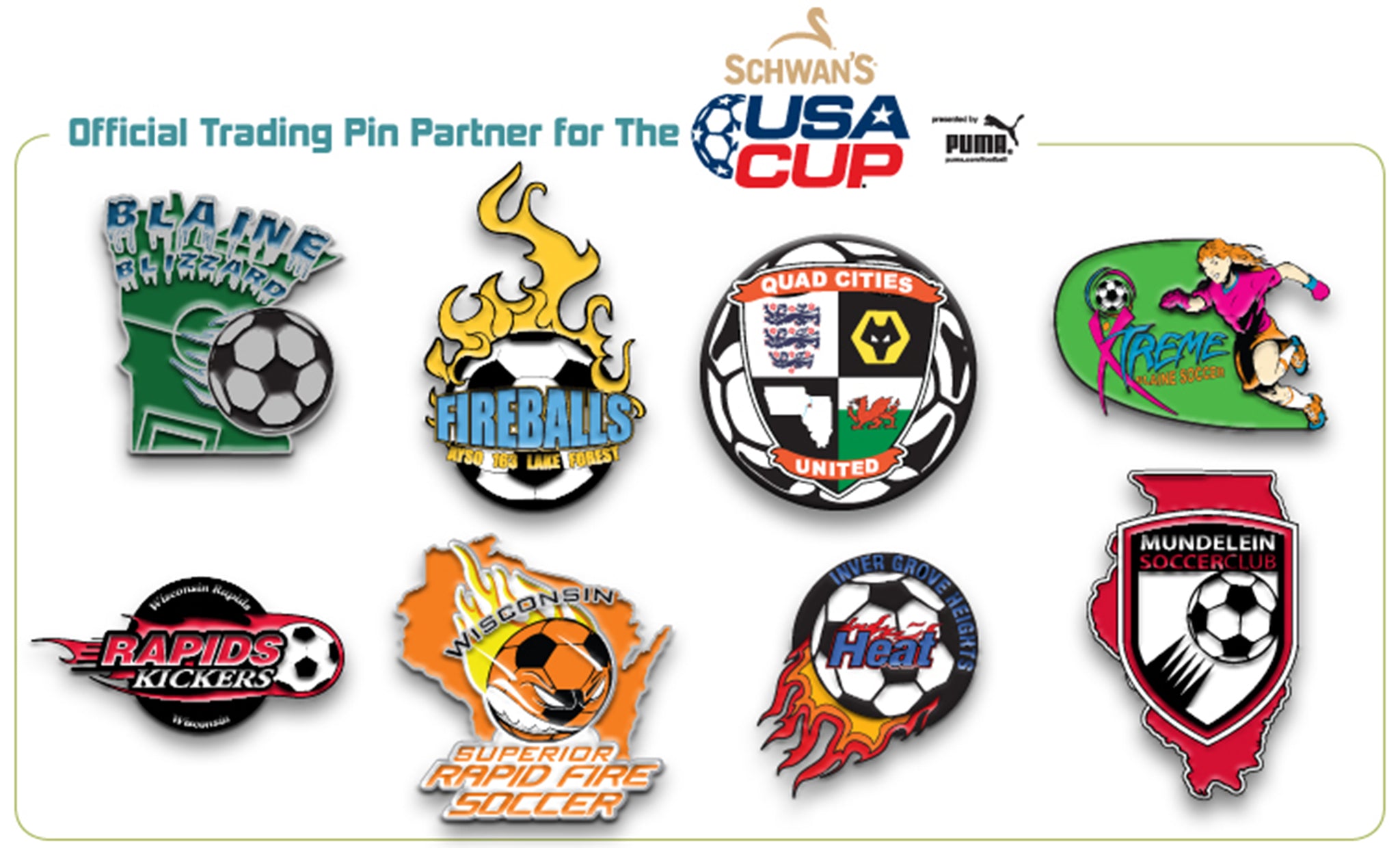 USA Cup Trading Pins - SteelBerry Pins